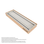 ELLA - Cabine de duche de quadrante em vidro transparente , portas deslizantes e perfis em aluminio