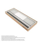 LENA - Frontal de duche com portas dobráveis em vidro temperado meio fosco