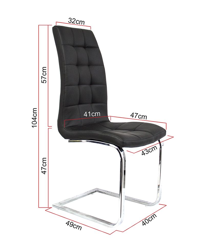 S12 - Conjunto de 4 cadeiras