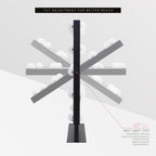 BULB LITTLE - Espelho de Maquilhagem com 12 Lâmpadas de Luz LED