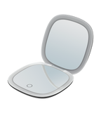 MAKEUP - Espelho de Bolso para Maquilhagem com Fita de Luz LED