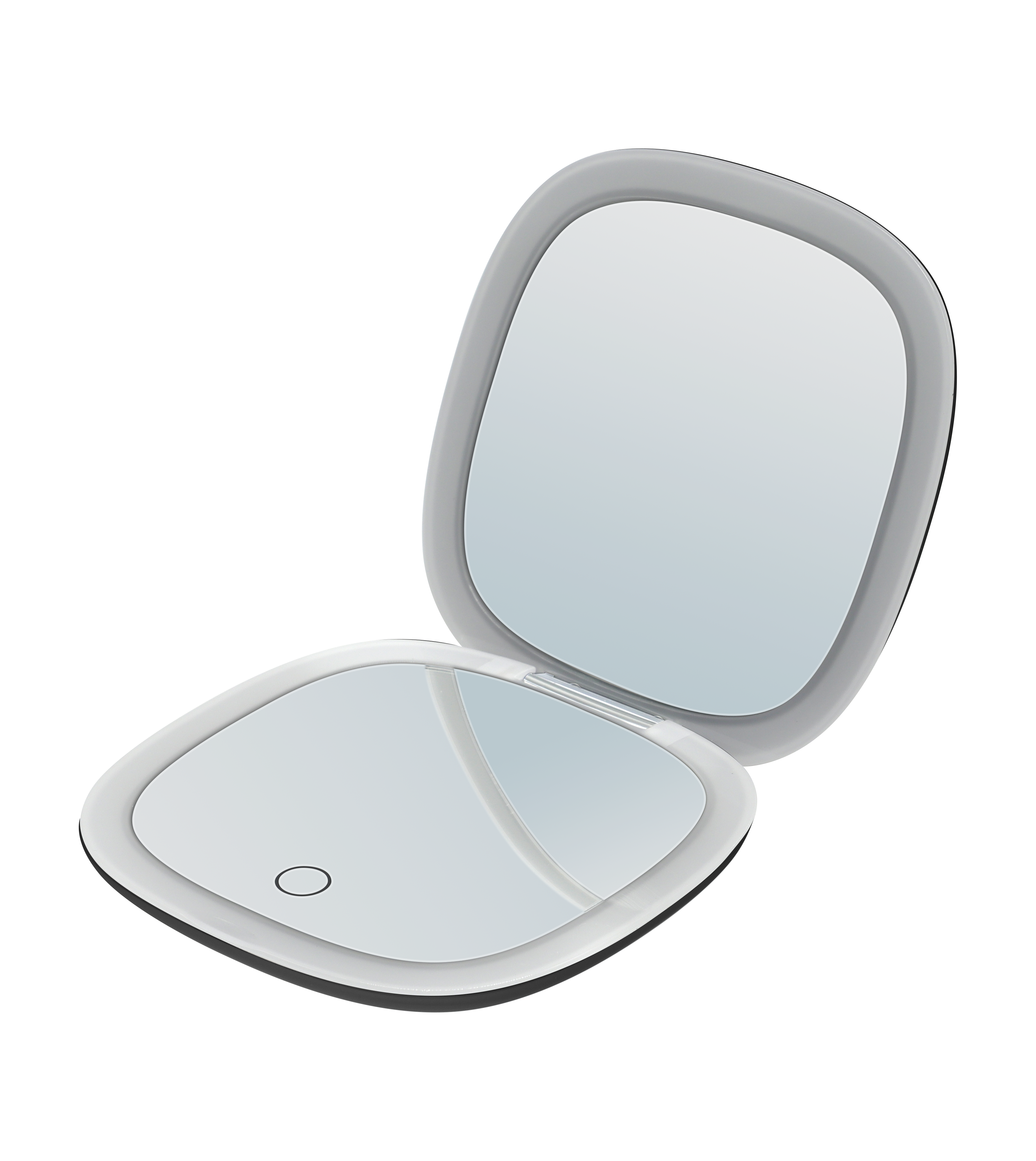 MAKEUP - Espelho de Bolso para Maquilhagem com Fita de Luz LED