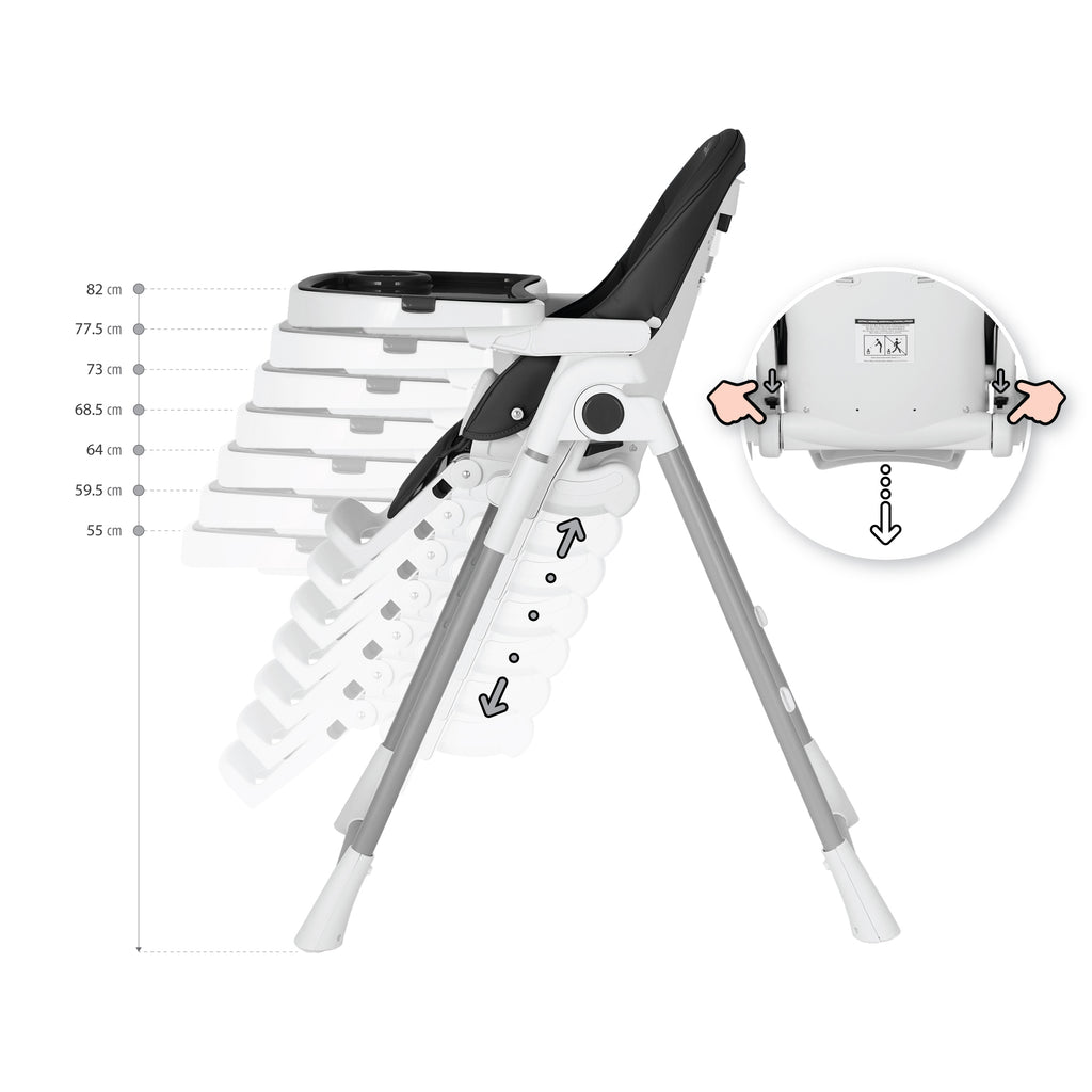 TANELI - Cadeira baixa/alta para bebé