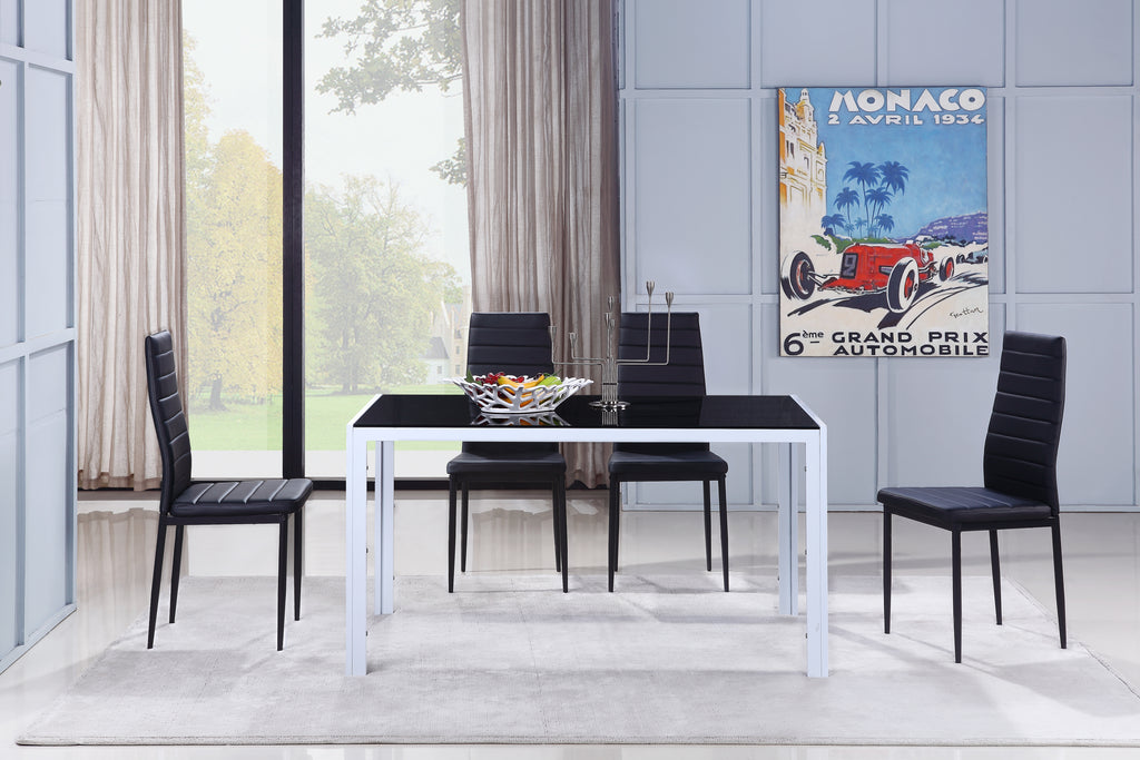 SHIRLEY - Conjunto de cadeiras de refeição em pele