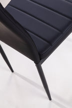 SHIRLEY - Conjunto de cadeiras de refeição em pele