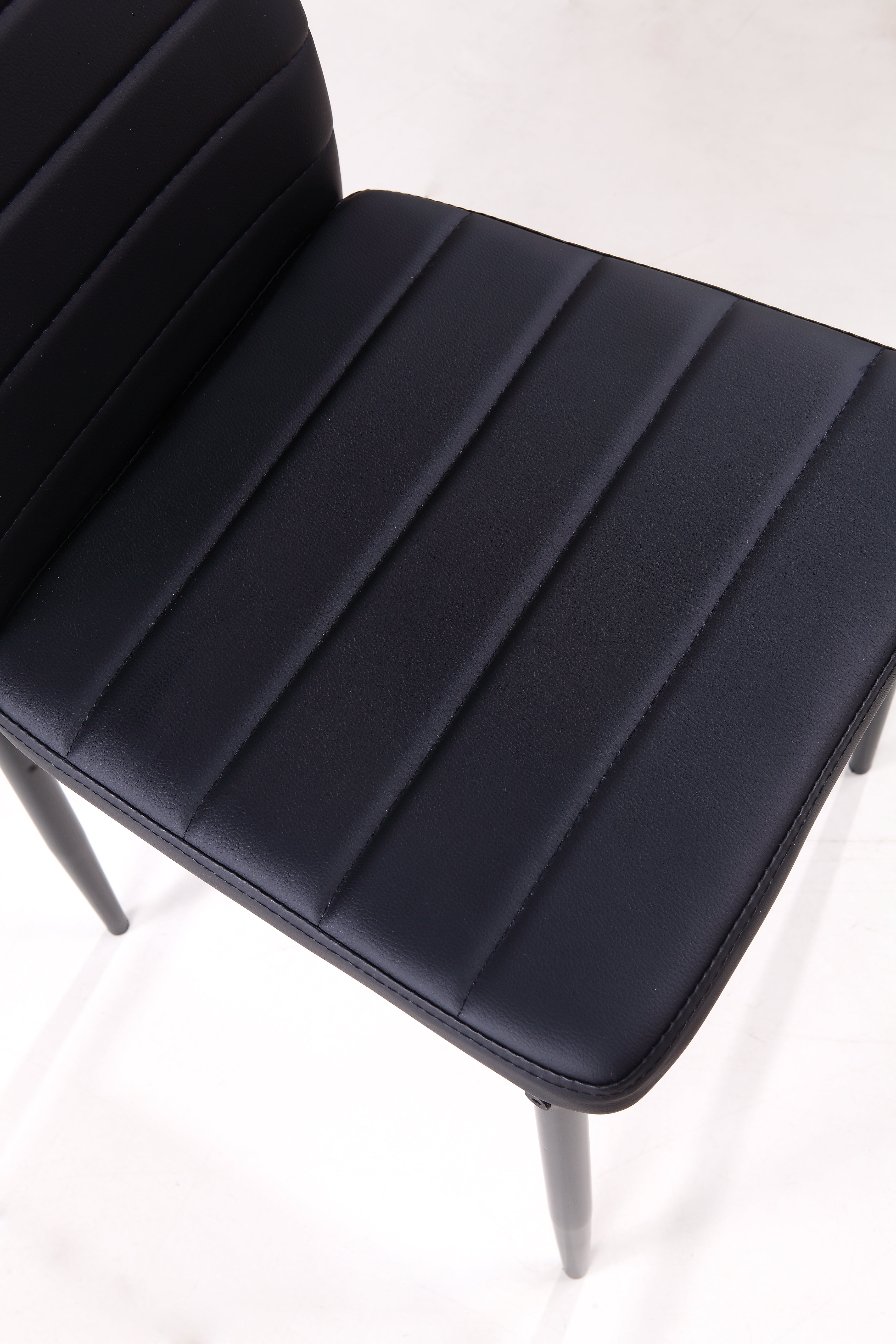 SHIRLEY - Conjunto de cadeiras de refeição em pele