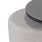 JASPER - Mesa de apoio com pufe embutido