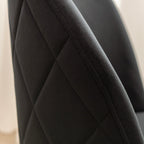 BELLAMY - Conjunto de Cadeiras de Refeição com Tecido em Veludo