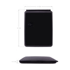 Espelho de Maquilhagem com Luz LED, Espelho Portátil Tipo Tablet com Iluminação de 3 Cores, Luz Regulável, Suporte Ajustável, Alimentação Dupla e Controlo Tátil