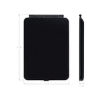 Espelho de Maquilhagem com Luz LED, Espelho Portátil Tipo Tablet com Iluminação de 3 Cores, Luz Regulável, Suporte Ajustável, Alimentação Dupla e Controlo Tátil