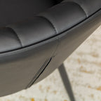 DAHLIA - Conjunto de cadeiras de Refeição em tecido PU ou Veludo