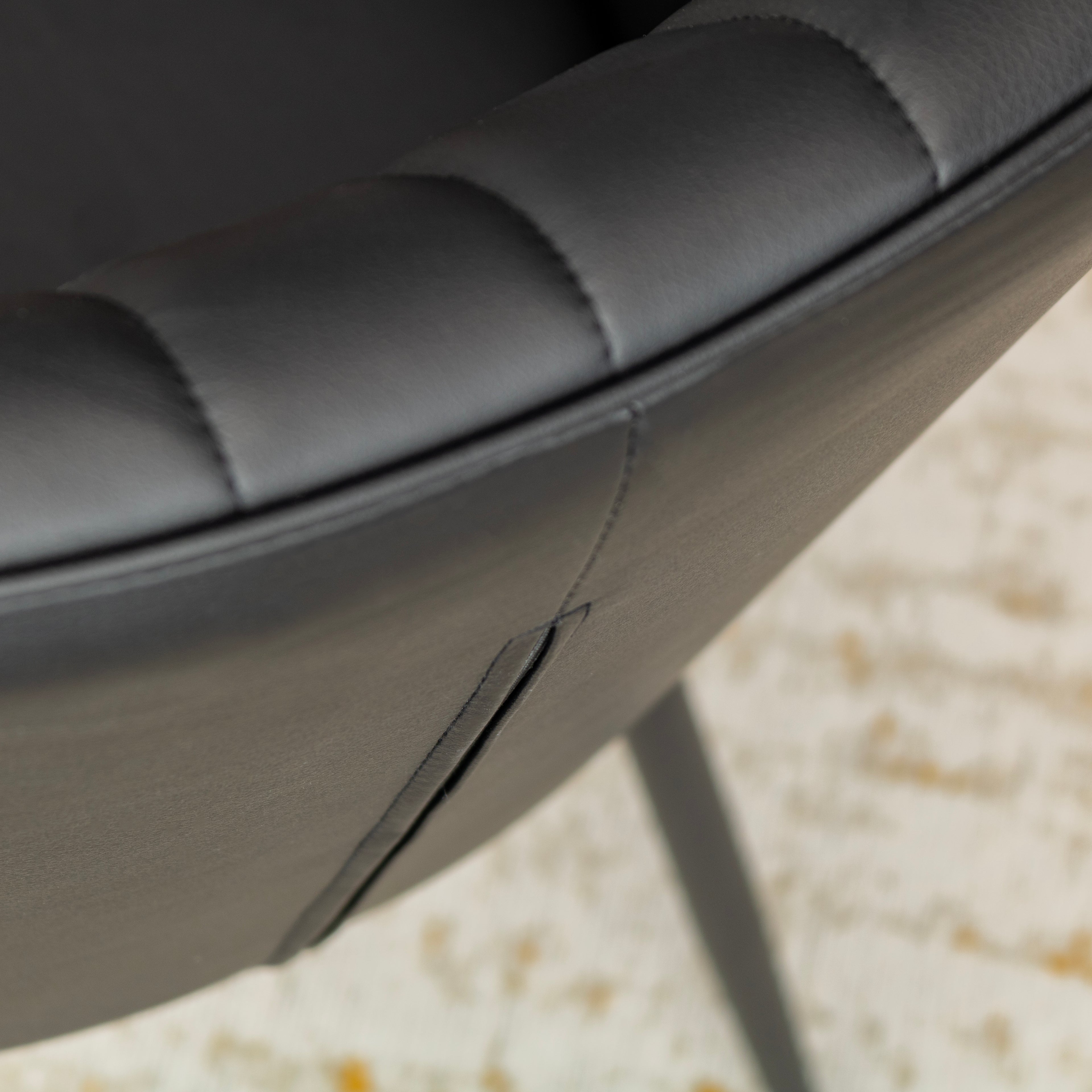 DAHLIA - Conjunto de cadeiras de Refeição em tecido PU ou Veludo