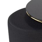 JASPER - Mesa de apoio com pufe embutido