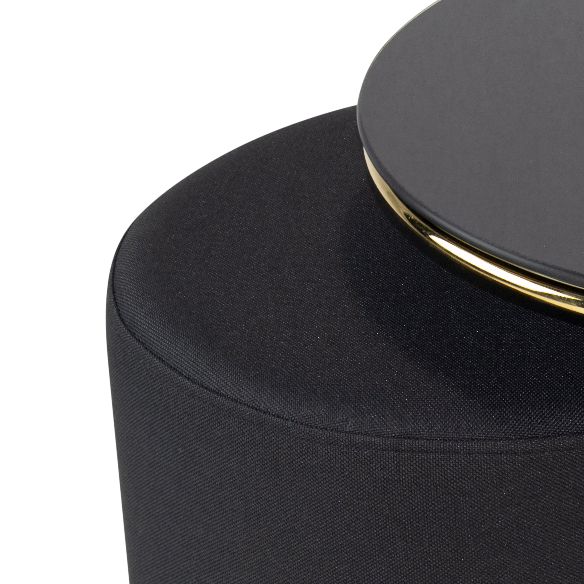 JASPER - Mesa de apoio com pufe embutido