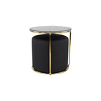 JASPER - Mesa de apoio com pufe embutido