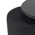 JASPER - Mesa de apoio com pufe embutido