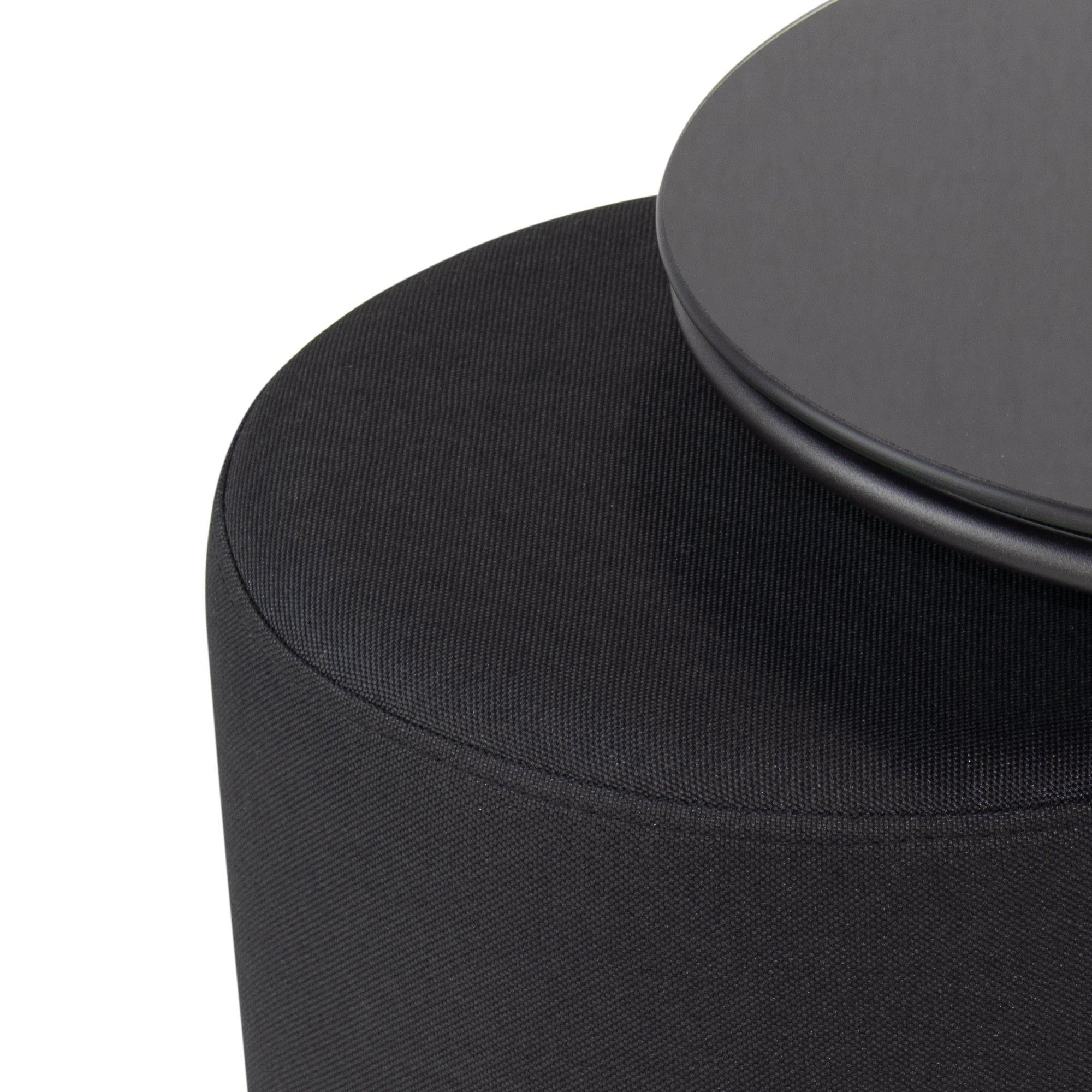 JASPER - Mesa de apoio com pufe embutido