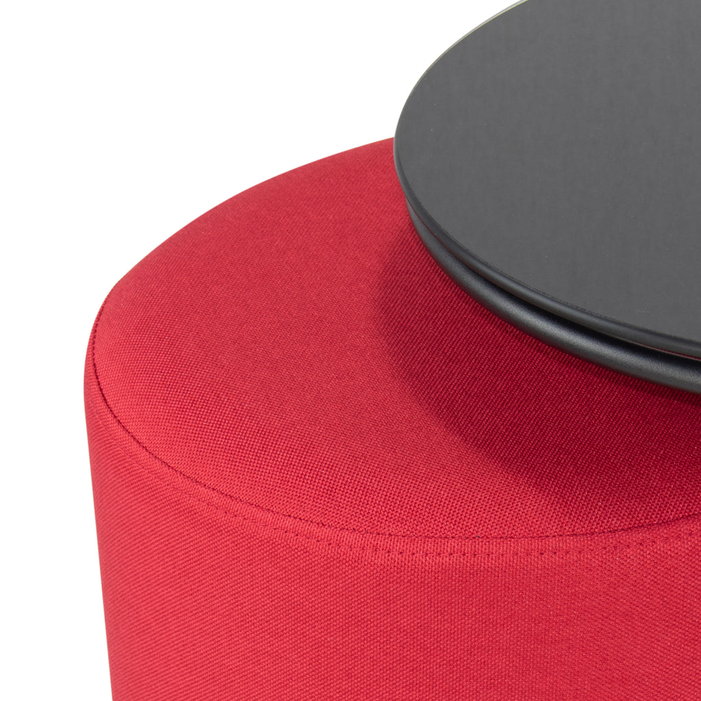 JASPER - Mesa de apoio com pufe embutido