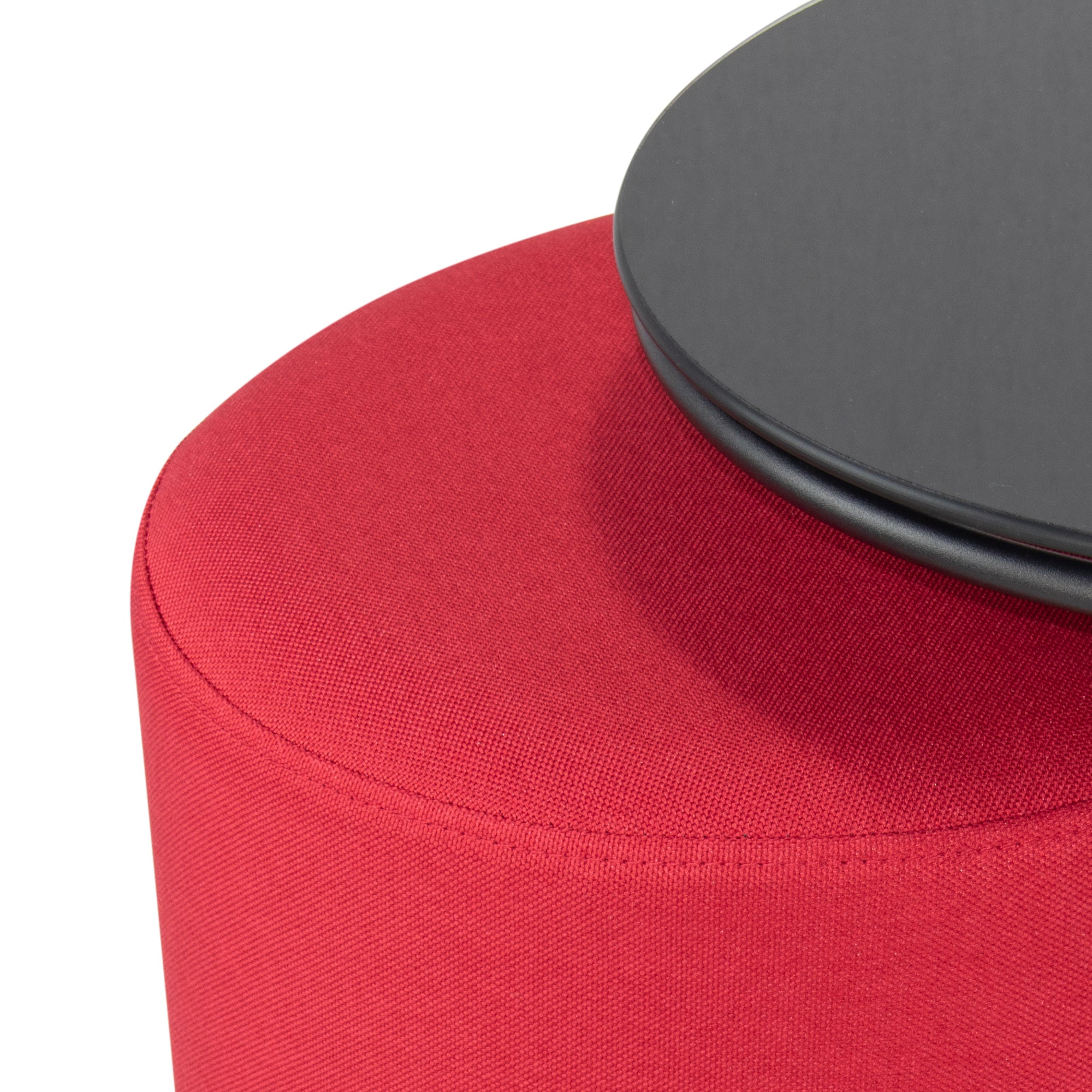 JASPER - Mesa de apoio com pufe embutido