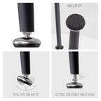 CORIN - Mesa de jantar com tampo de melamina