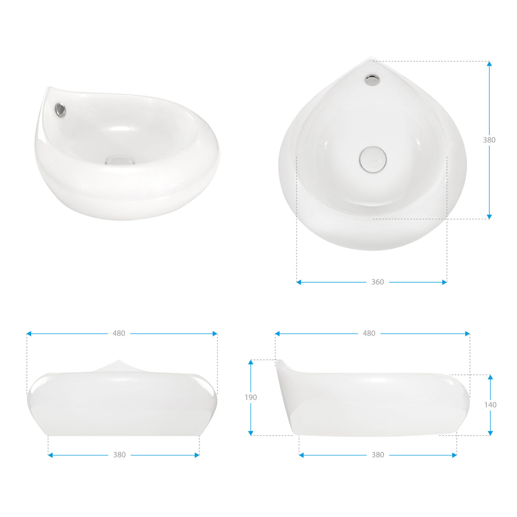 RENO – Lavatório de bancada em cerâmica de alta qualidade