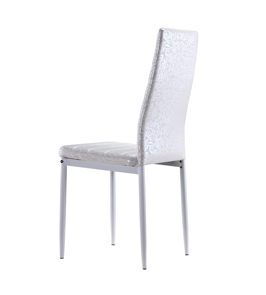 SHIRLEY - Conjunto de cadeiras de refeição em pele