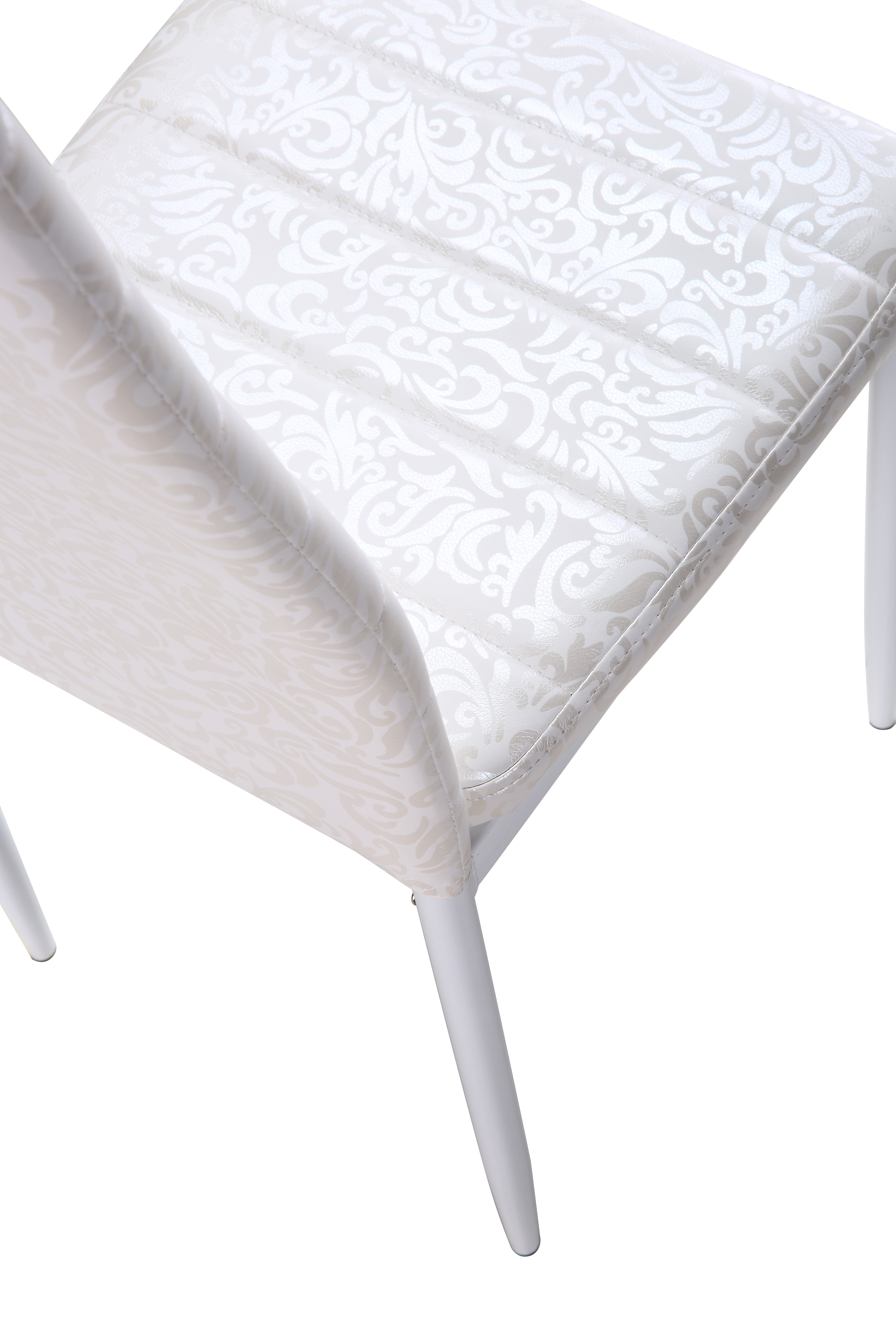 SHIRLEY - Conjunto de cadeiras de refeição em pele