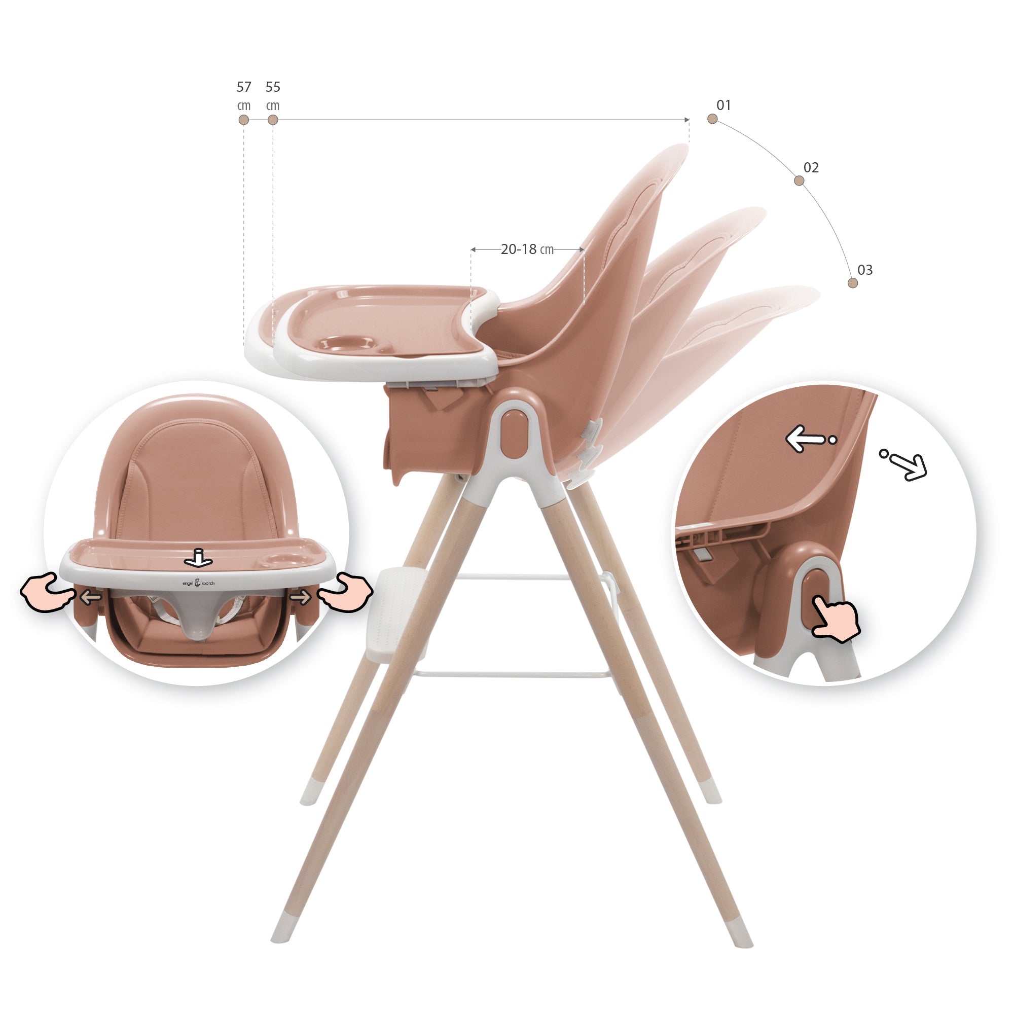 ARTO - Cadeira de Bebé 2 em 1