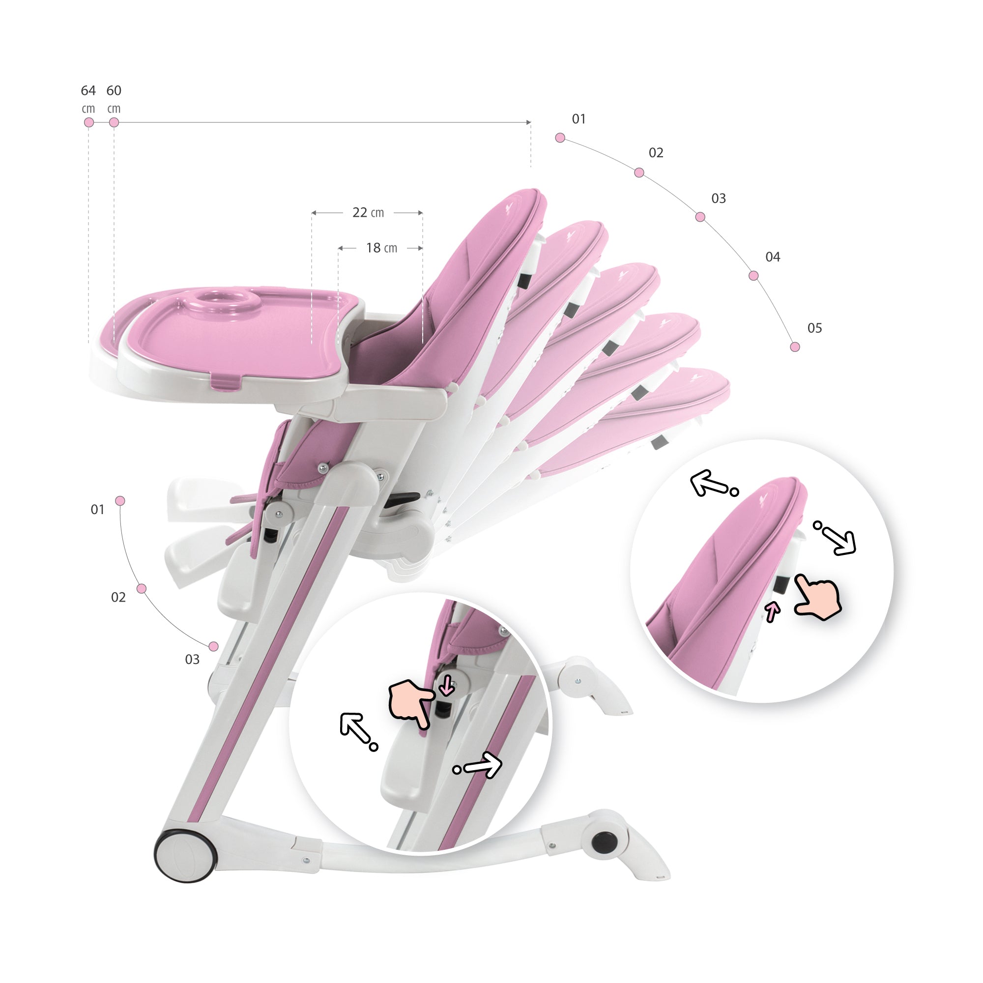 ADELLE - Cadeira para Bebé