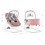 VIGO - Espreguiçadeira & Berço com Cobertura e Arco de Brincar Removivél