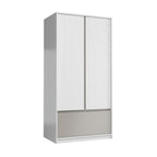 LEON – Roupeiro branco e cinzento | S2D