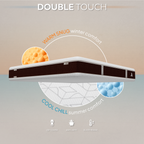 TENKAI Colchão Híbrido 4 em 1 | Dupla Firmeza, Molas Ensacadas, Controlo de Temp. Todas as Estações