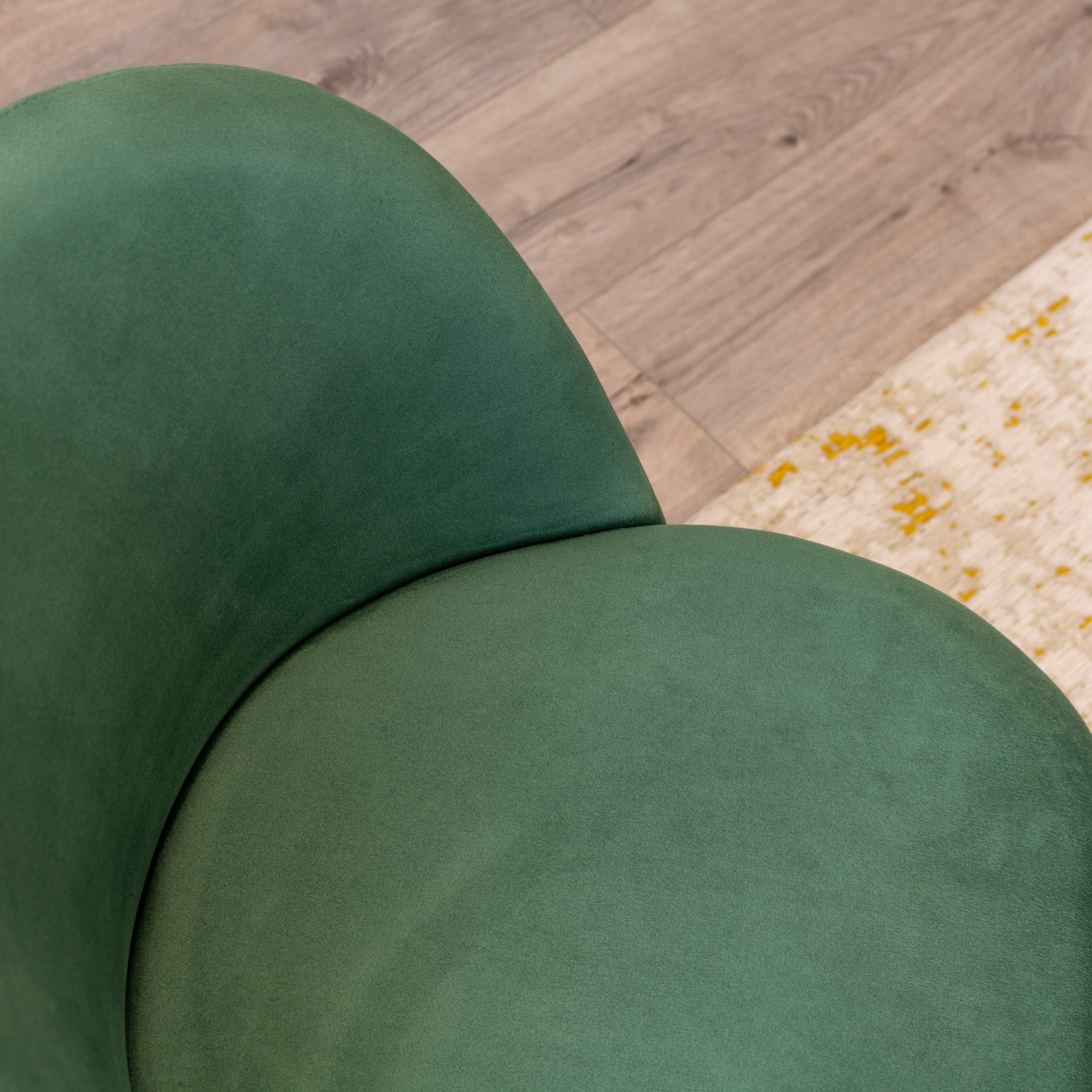 BELLAMY - Conjunto de Cadeiras de Refeição com Tecido em Veludo