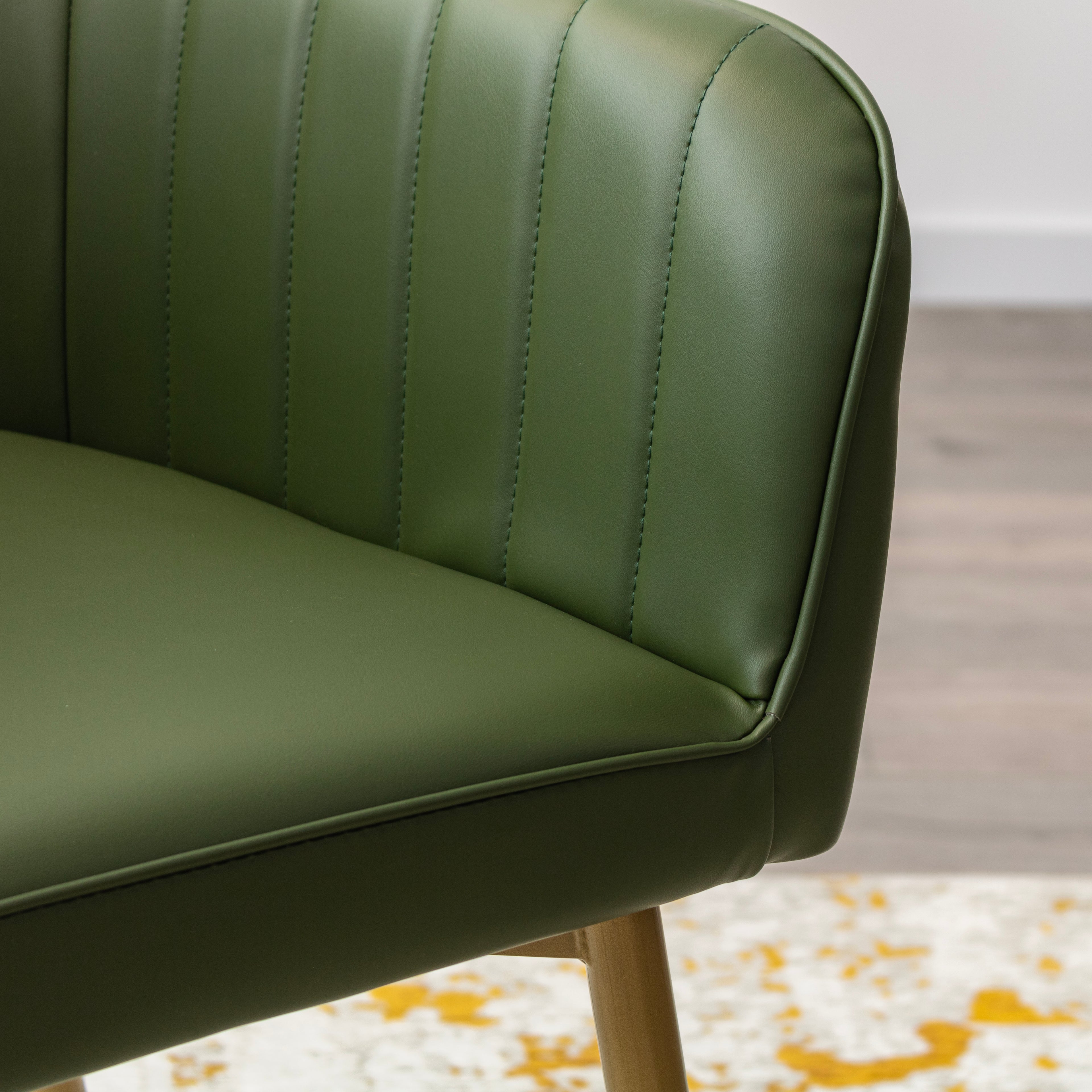 DAHLIA - Conjunto de cadeiras de Refeição em tecido PU ou Veludo