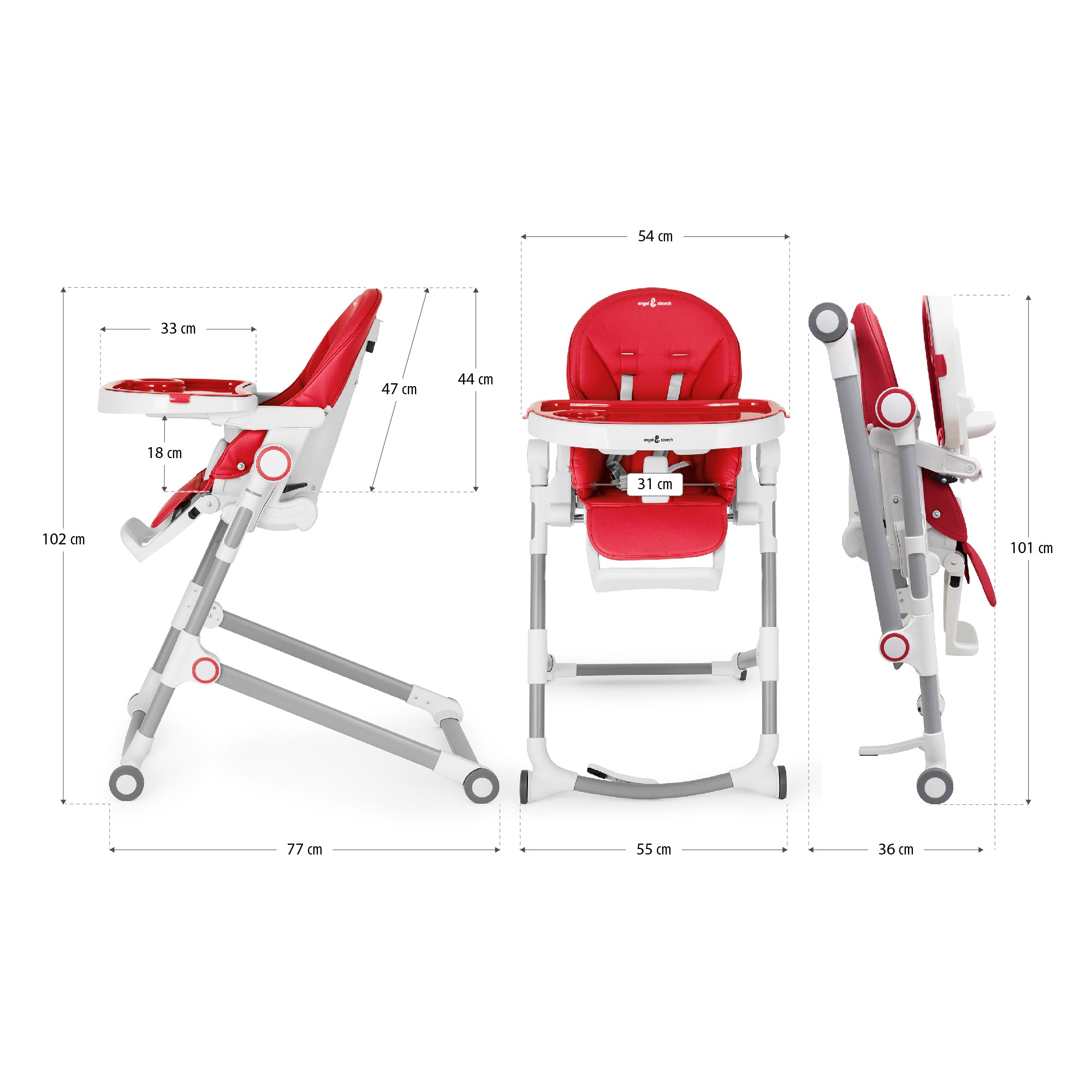 HUGO - Cadeira alta para bebé