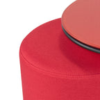 JASPER - Mesa de apoio com pufe embutido