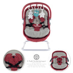 VIGO - Espreguiçadeira & Berço com Cobertura e Arco de Brincar Removivél