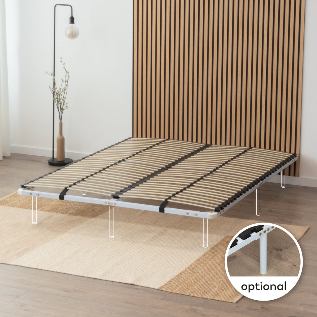 IF02 – Estrado ortopédico multilâminas com estrutura metálica reforçada – com ou sem pés