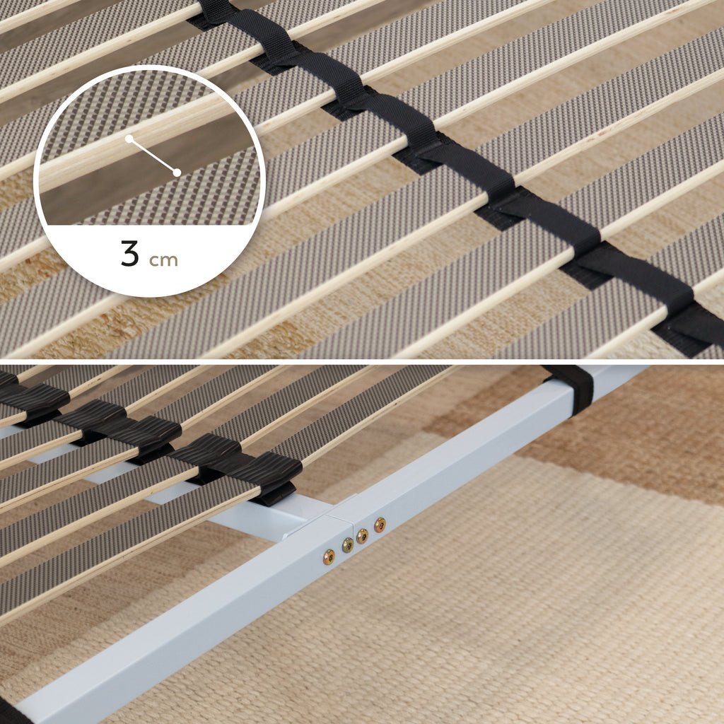 IF02 – Estrado ortopédico multilâminas com estrutura metálica reforçada – com ou sem pés