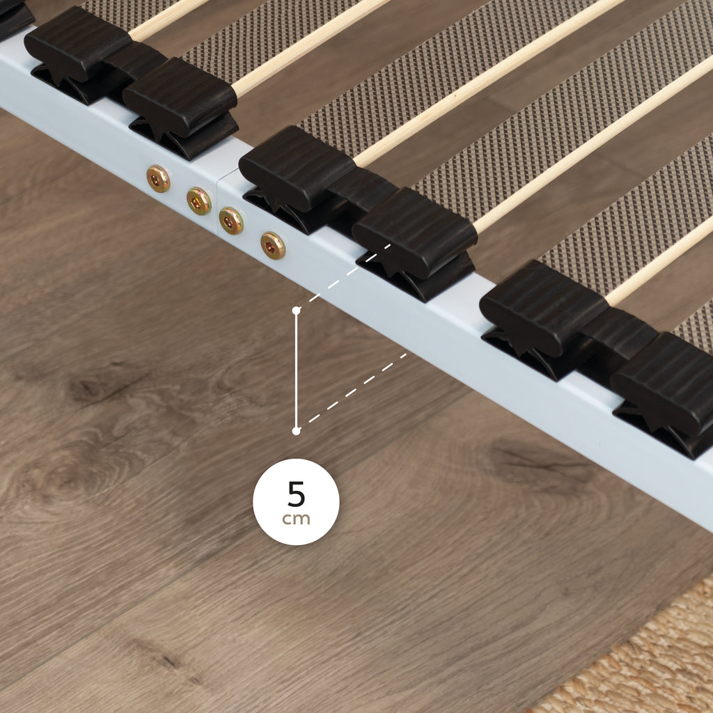 IF02 – Estrado ortopédico multilâminas com estrutura metálica reforçada – com ou sem pés