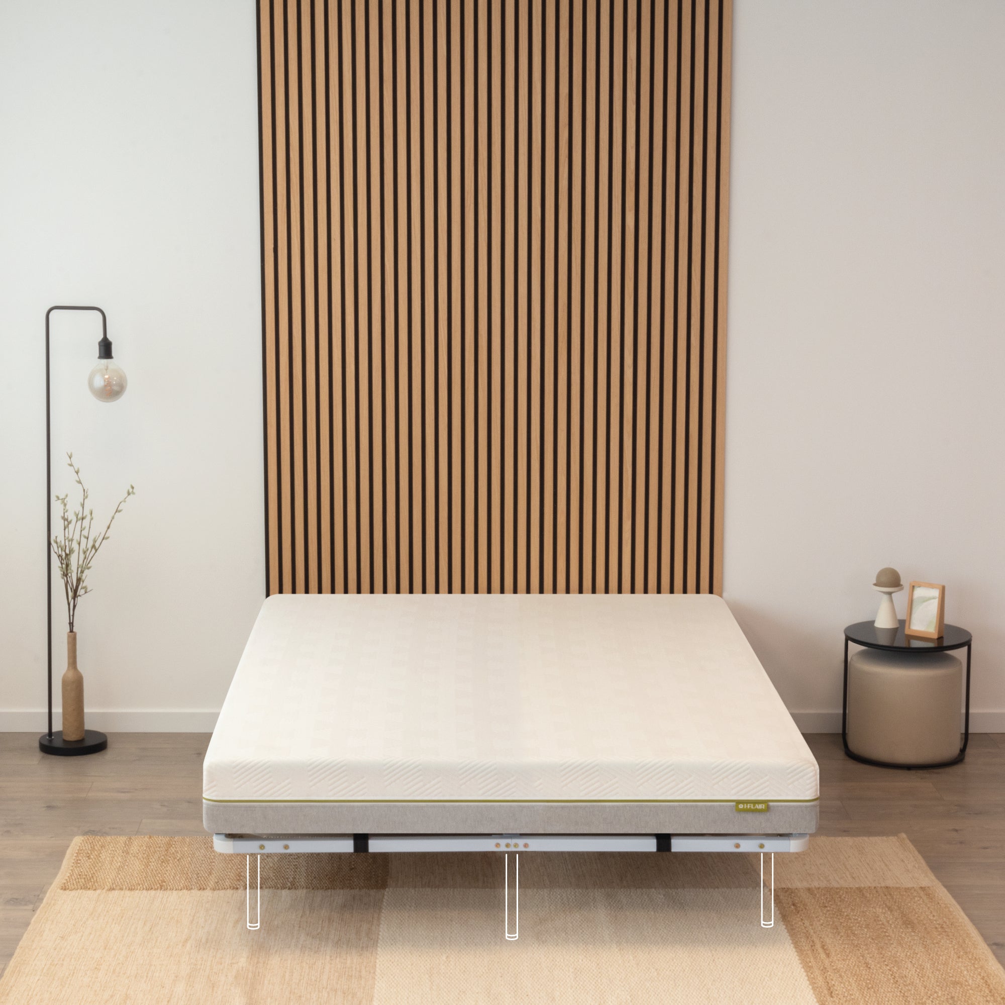 IF02 – Estrado ortopédico multilâminas com estrutura metálica reforçada – com ou sem pés