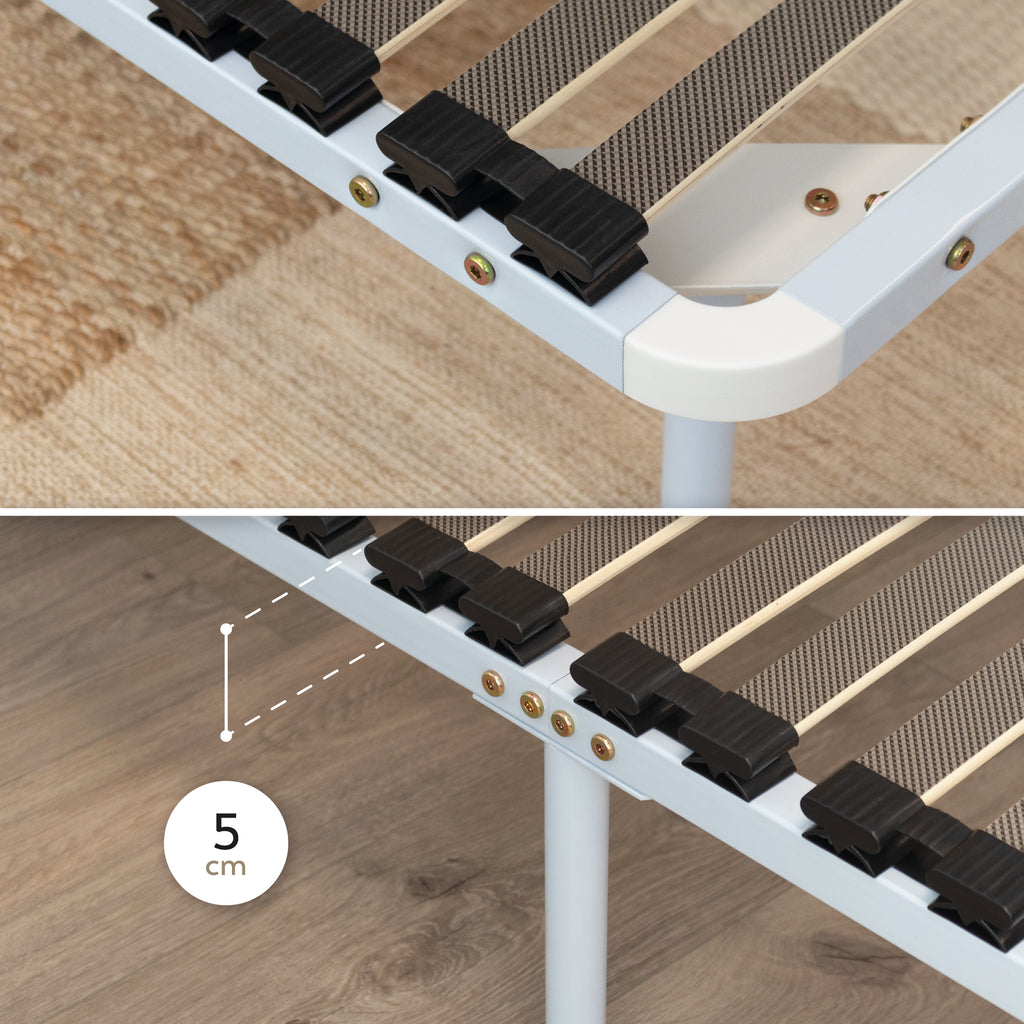 IF02 – Estrado ortopédico multilâminas com estrutura metálica reforçada – com ou sem pés