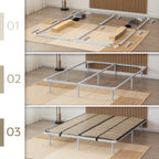 IF02 – Estrado ortopédico multilâminas com estrutura metálica reforçada – com ou sem pés