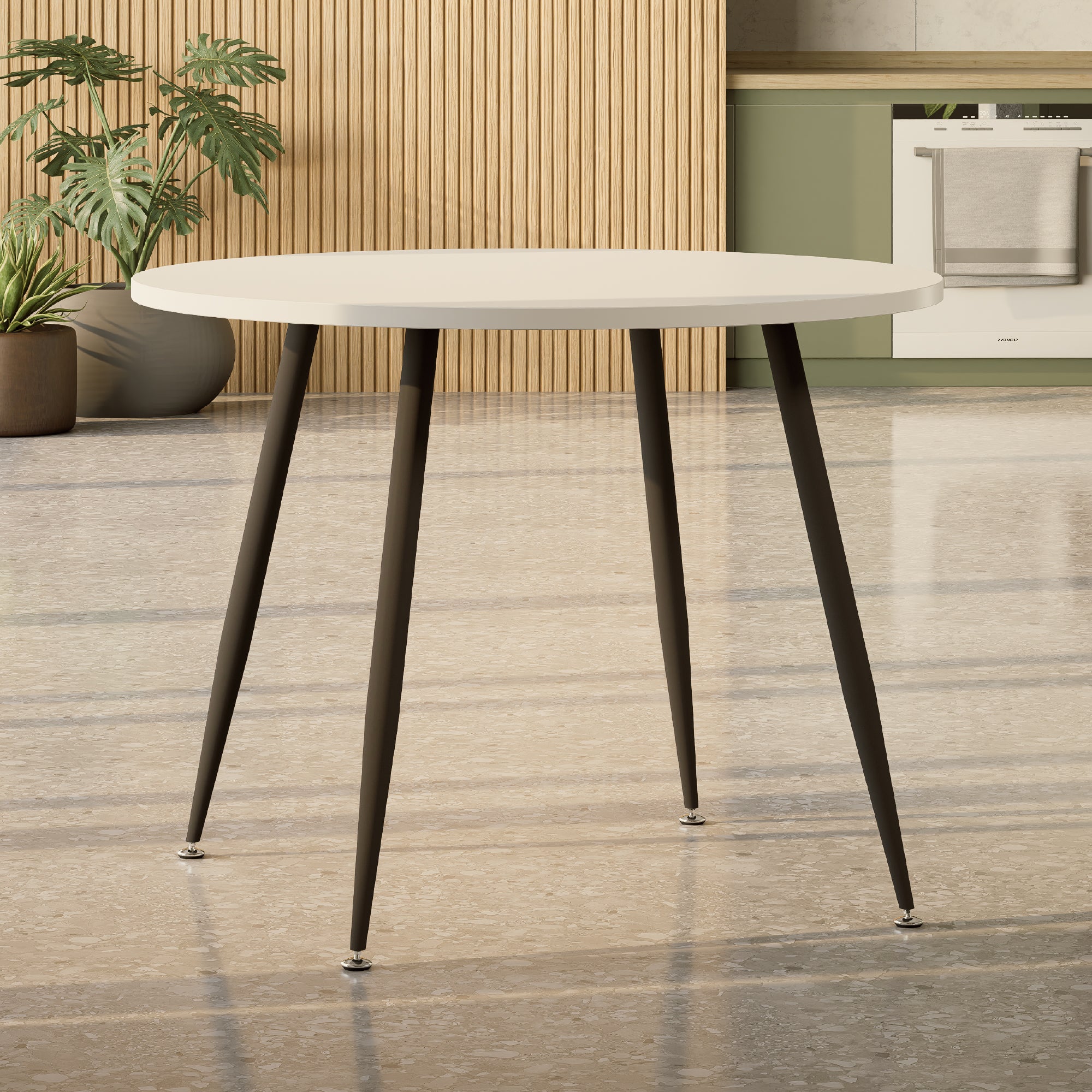 CORIN - Mesa de jantar com tampo de melamina