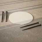 CORIN - Mesa de jantar com tampo de melamina