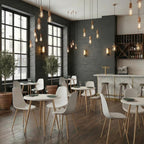 CORIN - Mesa de jantar com tampo de melamina