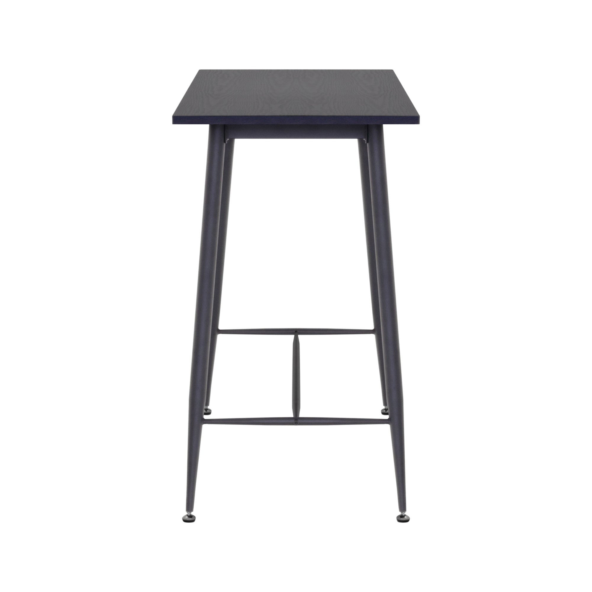 EDWARD - Mesa de bar 110x50x90 cm - estrutura metálica robusta, pés antiderrapantes, montagem fácil