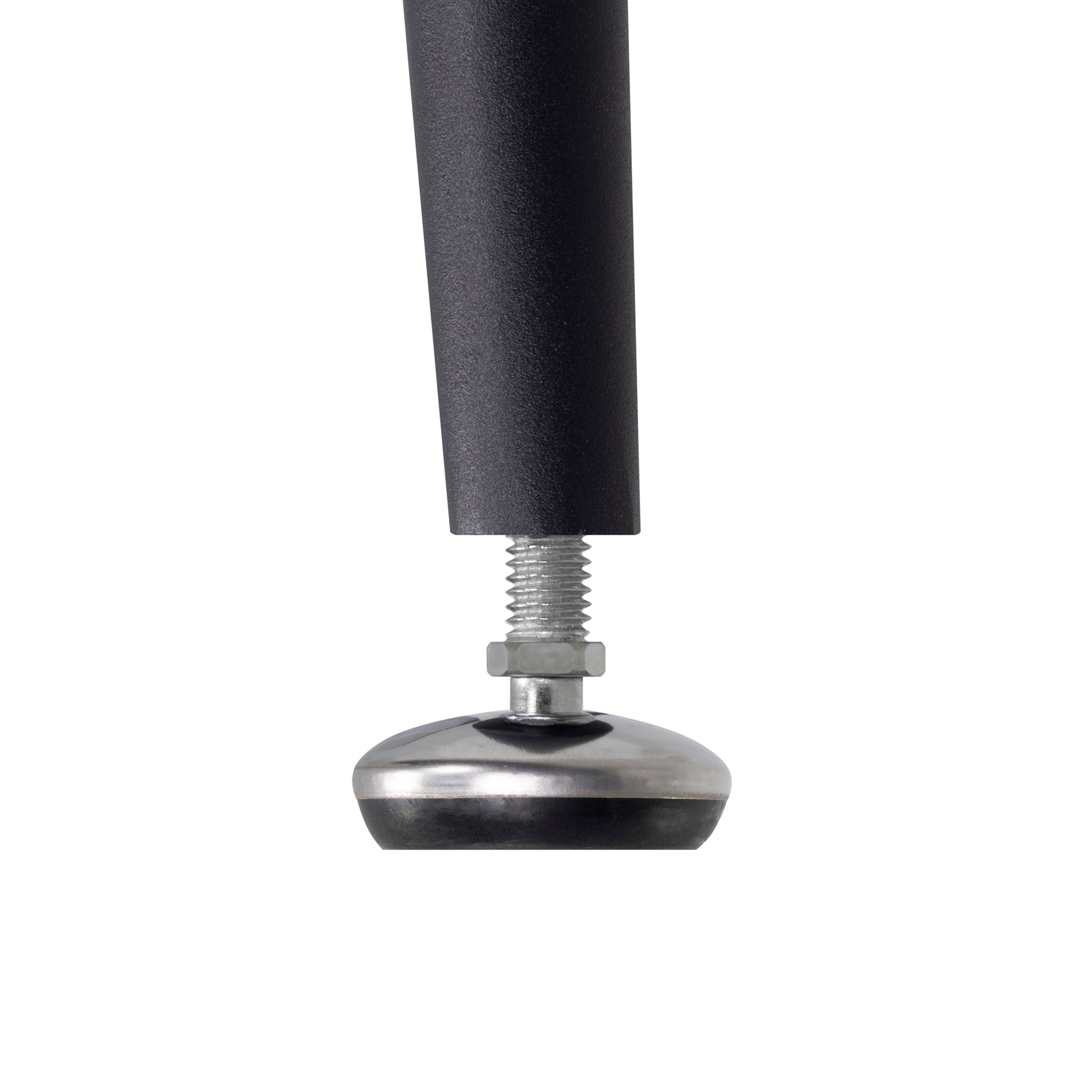 BEALE – Mesa de jantar fixa retangular, estrutura metálica e vários acabamentos de tampo