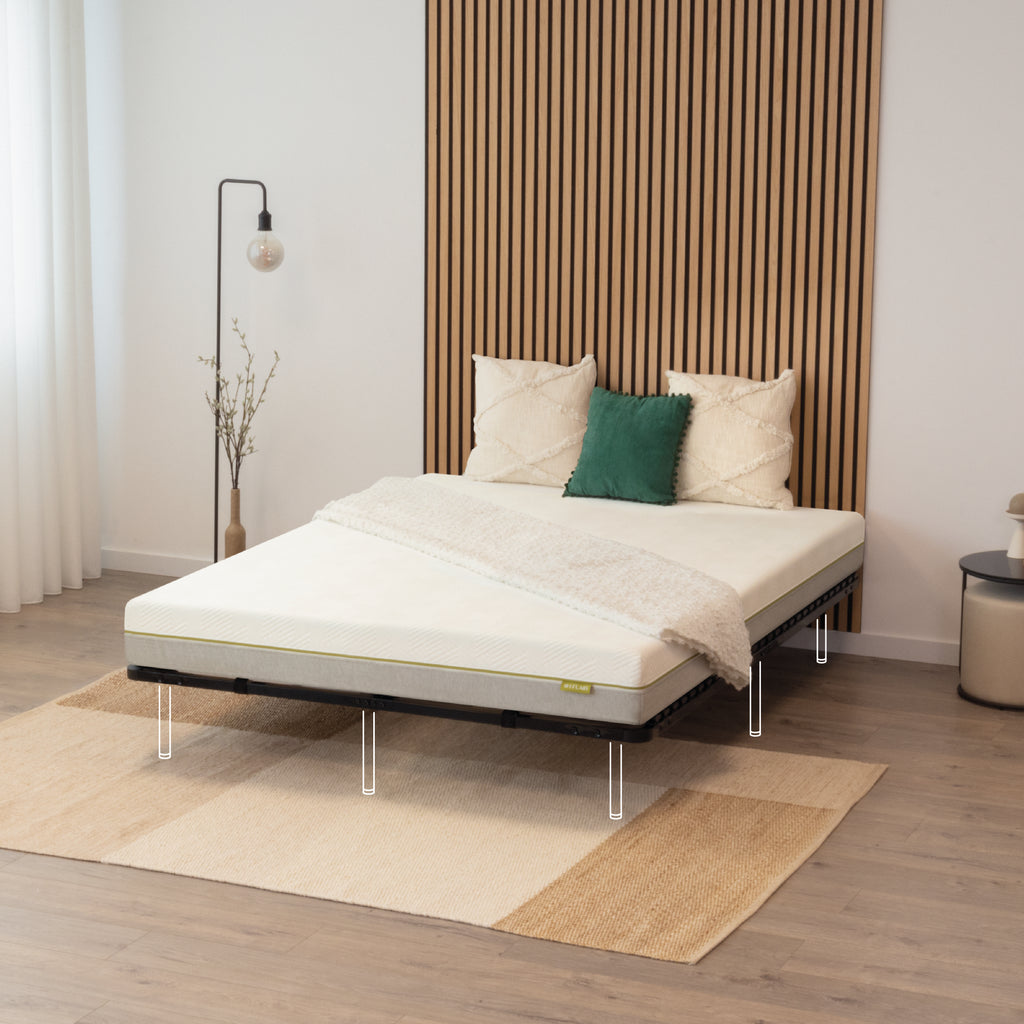 IF02 – Estrado ortopédico multilâminas com estrutura metálica reforçada – com ou sem pés