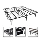 LETTO – Cama dobrável com estrutura metálica, compacta, fácil de montar